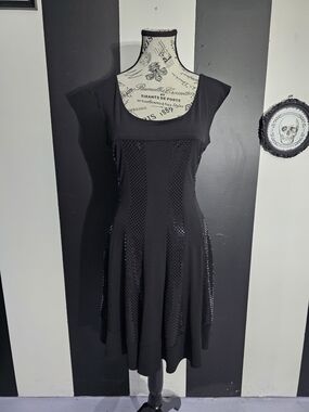 connected  Fit-and-Flare Midi Dress